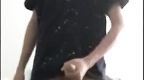 Twink's Glasses Pop Off During Huge Handjob