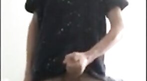 Twink's Glasses Pop Off During Huge Handjob