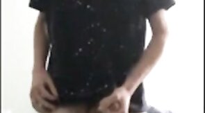 Twink's Glasses Pop Off During Huge Handjob