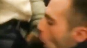 Black Cock Blowjob in the Subway - Amateur Big Dick Action