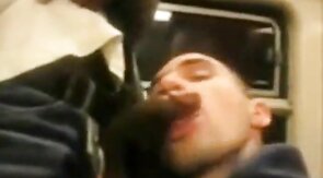 Black Cock Blowjob in the Subway - Amateur Big Dick Action