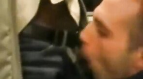 Black Cock Blowjob in the Subway - Amateur Big Dick Action