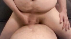 Blindfolded Grandpa Gets Cock Sucked by Younger Man
