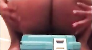 Black Guy Rides His Sex Toy