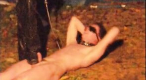 Obedient Soldier: Outdoor BDSM Spanking Session