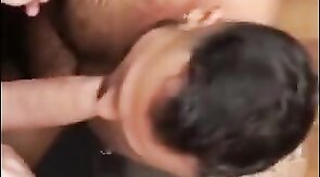 Amateur Bareback: Blowjob with a Hot Bear