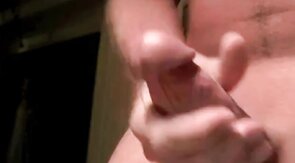 Big Cock Masturbating Hard and Cumming