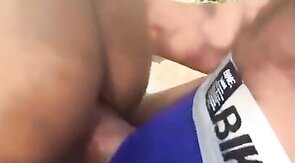 Latin Outdoor Fuck with a Big-Cock Twink