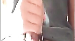 Big-Cock Twink Cums Hard from Intense Handjob