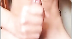 Big-Cock Twink Cums Hard from Intense Handjob