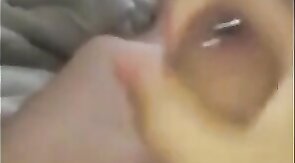Huge Cum Shot After a Quick Solo Session