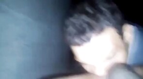 Big Cock Interracial Blowjob for Latin Amateur