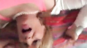 Crossdresser's Anal Adventure: Expressions of Pleasure