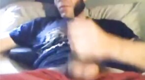 Daddy Shoots 10 Loads - Amateur Webcam Handjob