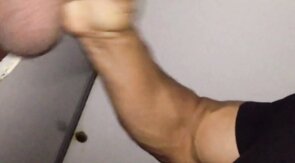 Glory Hole Big-Cock Blowjob: A Huge Load