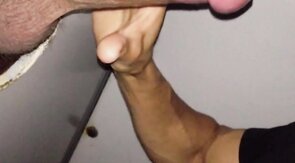 Glory Hole Big-Cock Blowjob: A Huge Load