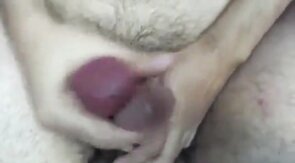 Amateur Buddies Share Big Cock Masturbation