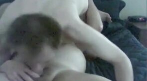 Hairy Bear Grandpa Gets a Blowjob from a Younger Man