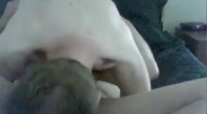 Hairy Bear Grandpa Gets a Blowjob from a Younger Man