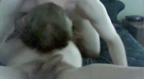 Hairy Bear Grandpa Gets a Blowjob from a Younger Man