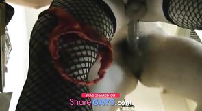 Asian Crossdresser Takes It From Behind