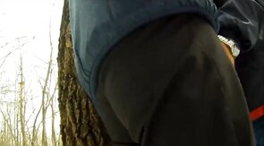 Mature Gay Daddy Blowjob Outside