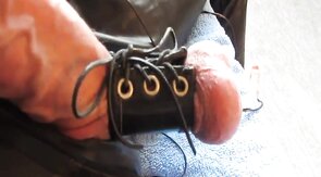 Electro Stimulation: Huge Hands-Free Cum Shot in Catsuit