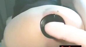 Sissy Gaping Hole Stretched and Fucked by Sex Toy