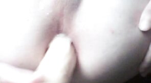 Twink Fucks Himself with a Sex Toy Covered in Cum