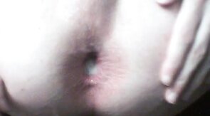 Twink Fucks Himself with a Sex Toy Covered in Cum