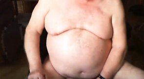 Silver Fox Strokes on Cam