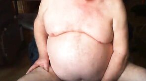 Silver Fox Strokes on Cam