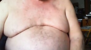 Silver Fox Strokes on Cam