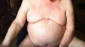 Silver Fox Strokes on Cam