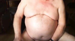 Silver Fox Strokes on Cam
