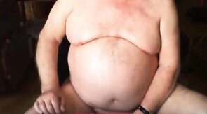 Silver Fox Strokes on Cam