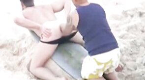 Outdoor Interracial Fisting with a Hunk Trainer