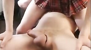 Hotel Hookup Bareback 69 with a Crossdresser