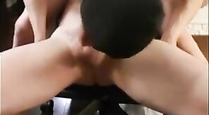 Hotel Hookup Bareback 69 with a Crossdresser