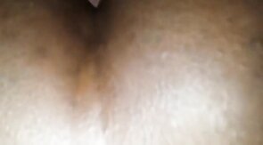 Black Bareback Amateur Cums on Big Cock