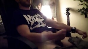 Big-Cock Twink Helps Buddy in Dorm with Late-Night Blowjob