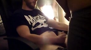 Big-Cock Twink Helps Buddy in Dorm with Late-Night Blowjob