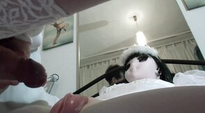 Sissy Crossdresser Fucks Doll with Emo Vibe