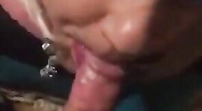 Sissy Amateur Blowjob and Facial