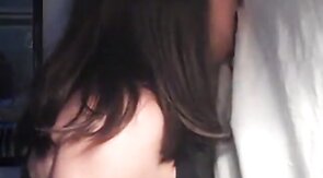 Black Cock Blowjob at Gloryhole by Crossdresser