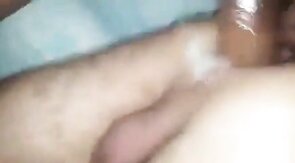 Amateur Bareback with a Big Black Cock and Juicy Cum