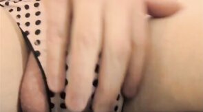 Solo Crossdressing Twink Masturbating