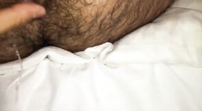 Bareback Webcam Amateur Takes on Hairy Hunk's Virgin Ass