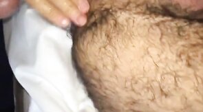 Bareback Webcam Amateur Takes on Hairy Hunk's Virgin Ass