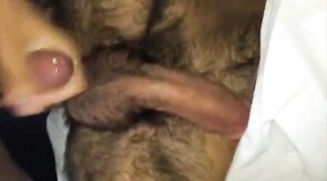 Bareback Webcam Amateur Takes on Hairy Hunk's Virgin Ass